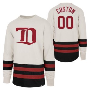 Detroit Red Wings Trikot Benutzerdefinierte Center Ice Crew Weiß Retro Cotton